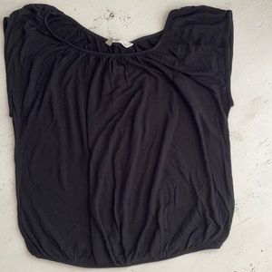 [ Old Navy Solid Black Short Sleeve Blousant ] S/P